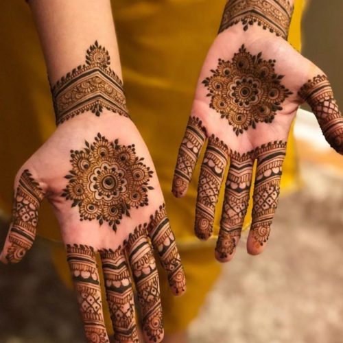 contemporary mehndi art in kolkata