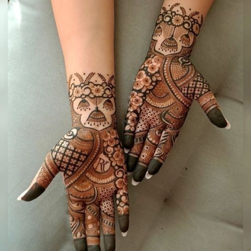 contemporary raman mehndi art