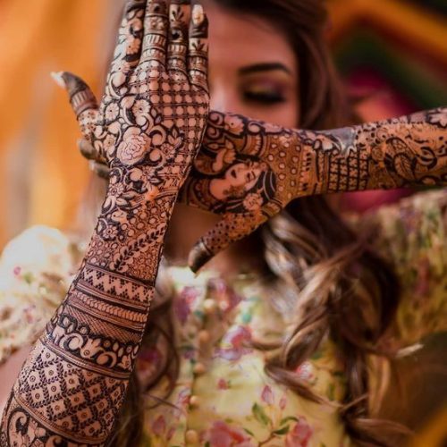 bridal mehndi art in kolkata