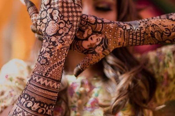 bridal mehndi art in kolkata